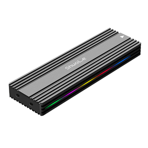 กล่องใส่ SSD M.<span class=keywords><strong>2</strong></span> NGFF NVMe แบบ USB C ความเร็ว 20Gbps, อะแดปเตอร์แปลง USB 3.<span class=keywords><strong>2</strong></span> Gen2x2 เป็น NGFF PCIe M&B Key สำหรับ Solid State Drive, เคส M.<span class=keywords><strong>2</strong></span> SSD - Product Image 3