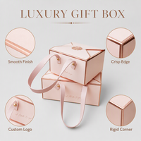 Caja de Papel Rígido de Lujo Premium, Impresión de Logotipo Personalizado, Embalaje de Regalo, Diseño de Cierre Magnético, Etiqueta Privada OEM, Venta al Por Mayor
