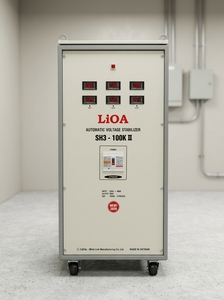 100kVA 3 Phase Automatic <b>Voltage</b> <b>Regulator</b> LiOA SH3 100K II Intelligent AC Power Management System for Factory - Product Image 3