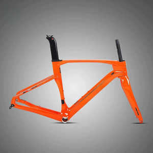 Надежная ударопрочная рама для гравийного велосипеда из карбона 700C*40C с дисковыми тормозами для комфортных дорожных велосипедов - Product Image 3