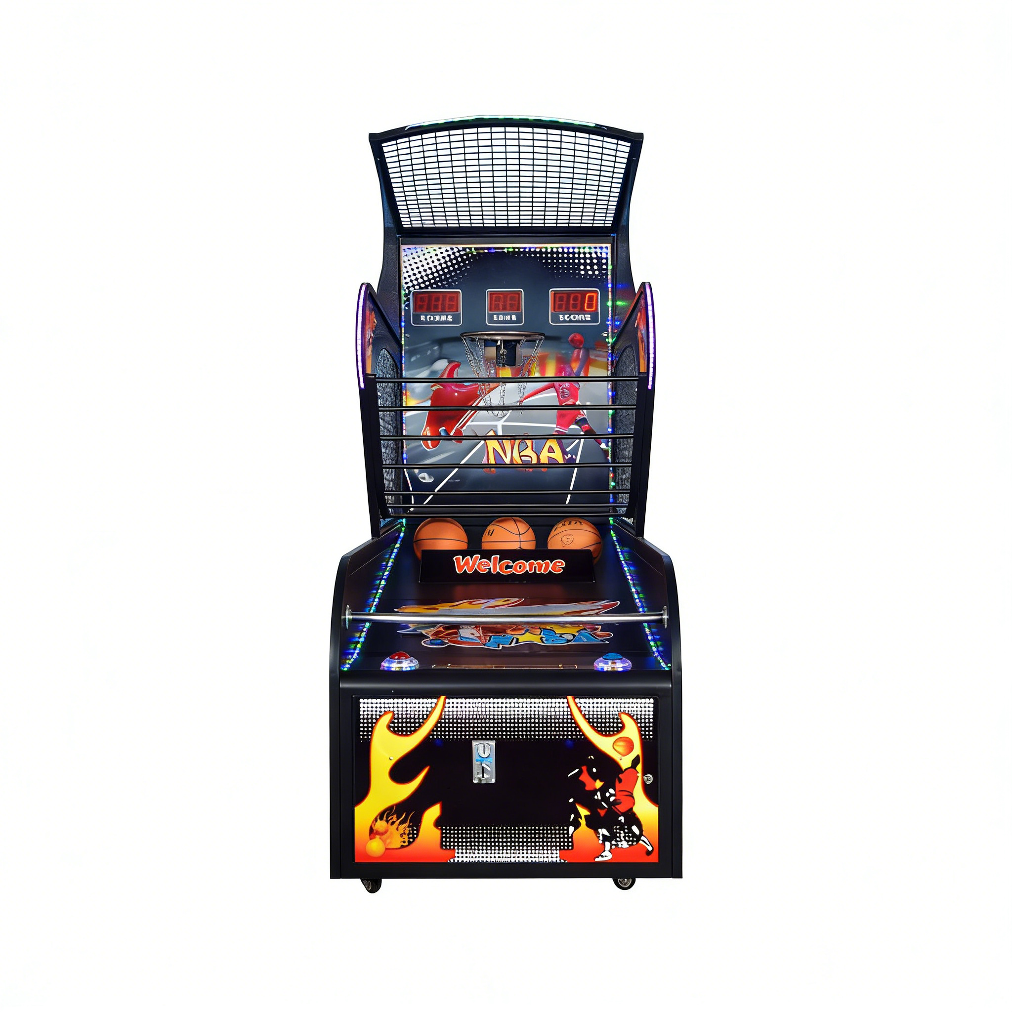 Professional Basketball Training Machine with Shot Analyzer, Used by Sports Academies and Coaches