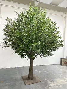 Arbre d'<span class=keywords><strong>olivier</strong></span> artificiel géant de 10 pieds de style méditerranéen sur mesure, à haute simulation, pour la décoration d'hôtel, avec faux fruits - Product Image 2
