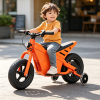 Moto électrique pour enfants certifiée CE, batterie lithium 24V, avec protection de chaîne de sécurité, pour des aventures amusantes dans le jardin