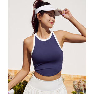 Fitness soutien-gorge femmes vêtements actifs Yoga soutien-gorge Nylon Spandex mode gilets Yoga vêtements poitrine Pad sport antichoc soutien-gorge - Product Image 6