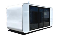 Cabine Modulaire Préfabriquée Écologique Moderne de 5M pour Hôtel, Bureau Mobile Extérieur, Entrepôt, Structure en Acier
