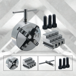 Hltnc độ chính xác cao sanou K12-100 K12-125 mâm cặp tự định tâm bốn hàm để tăng cường độ bám và căn chỉnh - Product Image 4