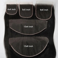 Perruque longue en dentelle transparente, cheveux humains vierges brésiliens Remy, pré-épilée, lisse, noire, densité 200%, vente en gros à prix abordable pour femmes