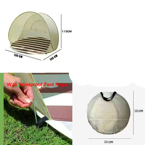 Abri solaire anti-UV, tente de plage pliable automatique, portable, pop-up, pour le camping en famille, les voyages en plein air - Product Image 6