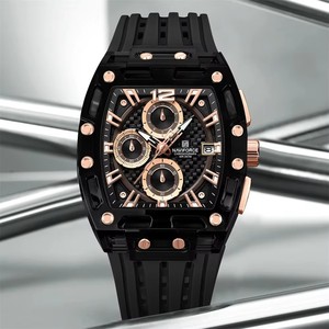 Montre à quartz <span class=keywords><strong>pour</strong></span> <span class=keywords><strong>homme</strong></span> NAVIFORCE 7105 NF7105, marque haut de gamme, chronographe, date, montre de sport originale <span class=keywords><strong>pour</strong></span> <span class=keywords><strong>homme</strong></span>, idéale <span class=keywords><strong>pour</strong></span> un cadeau - Product Image 4