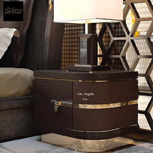 <span class=keywords><strong>Coffre</strong></span>-fort d'angle de villa en <span class=keywords><strong>cuir</strong></span>, design italien élégant, meuble de chambre à coucher, table de chevet moderne, meuble - Product Image 2