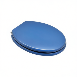 Asiento de Inodoro de 50.5 cm de Largo y 37.5 cm de Ancho, Color Azul, Ajuste Universal - Product Image 2