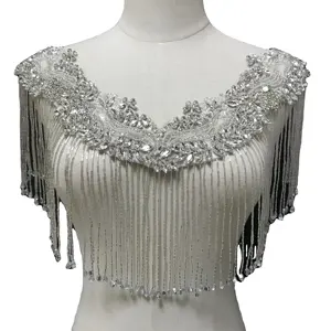 elegant bridal decorative jacket bolero for wedding