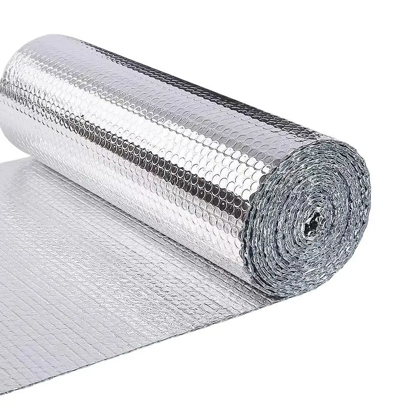 Fireproof And Anti-Leakage Reflective aluminum foil bubble radiant barrier for for steel roofs