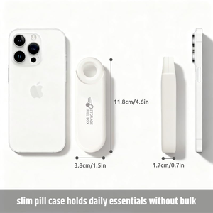 New Style Hot Selling Capsule Type Travel <b>Pill</b> Storage Box Flip Top <b>case</b> <b>Pills</b> Box Mini Plastic Box - Product Image 2
