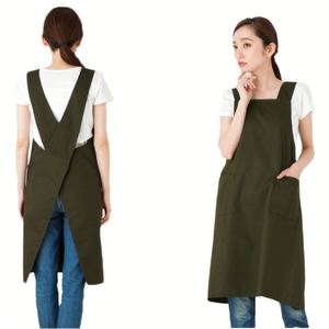 Nuevo Delantal de Algodón Impermeable y Moderno para Adultos, con 1-4 Bolsillos, sin Mangas, para Cocina, Catering, Repostería, Camareros y Trabajo - Product Image 3
