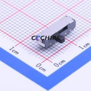 K3-1346S-K1 Slide Switch SMD Switch Single Pole Three Throw Rectangle Pin Header Gull Wing Type 13mm - Product Image 1