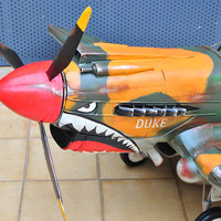 Avión de Combate de la Segunda Guerra Mundial, Modelo de Hierro Soldado Estilo Antiguo Curtiss 81A de 1941