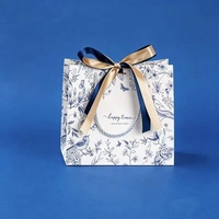 Sac Cadeau Carré de Luxe Écologique Grand Format avec Nœud Doré et Poignée en Corde Tressée – Meilleure Vente – Prêt à Expédier