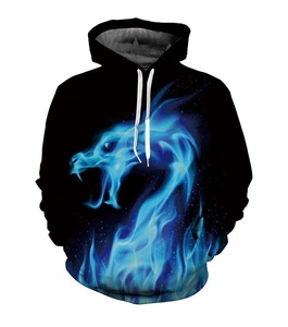 Pulls à capuche pour hommes Design animé personnalisé Impression par sublimation anti-rides 100% polyester Style Streetwear chaud grande taille - Product Image 4