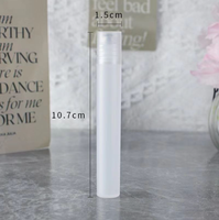 Vente en gros de flacons roll-on vides givrés de 10 ml, flacons roll-on en plastique pour crème cosmétique, parfum