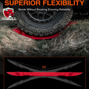 Ambull Factory - Tablas de Recuperación Todoterreno de Alta Calidad de 10 Toneladas 4x4WD para Nieve, Barro y Arena, Herramienta de Recuperación de Neumáticos para Vehículos - Product Image 3