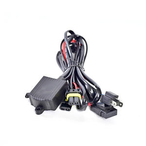 רתמת חיווט אחת לשתיים הוביל עדשה משופרת גרסה H4 מכונית הוביל קו אור משתנה ראש הסתיר רכיבים אלקטרוניים - Product Image 3