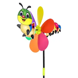 Children funny spinning windmill, plastic pinwheel, interesting toy windmill For kindergarten decoration windmill toys