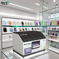 Impresora Plana de Inyección de Tinta UV Automática Beric con Cabezal XP600 para Impresión de Carcasas de Teléfono