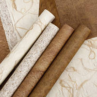Papier d'emballage pour bouquet de fleurs fraîches fait main, série rétro Maillard, peinture à l'huile, motif floral