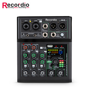 Console de musique portable professionnelle GAX-G7, mélangeur audio 6 canaux pour contrôleurs <span class=keywords><strong>DJ</strong></span> et consoles audio - Product Image 6