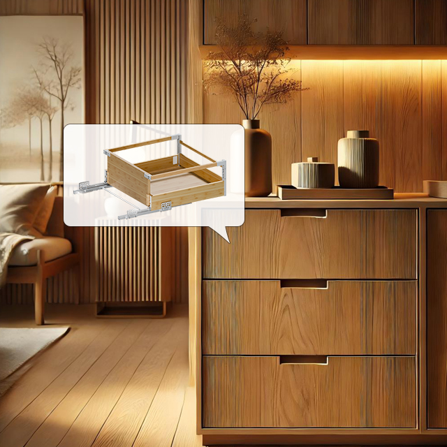 Stunning Custom Kitchen Drawer With Soft Close image