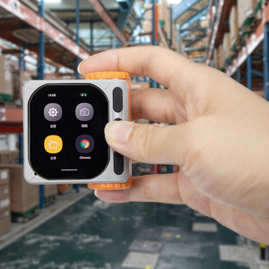 Mini Android IP68 màn hình cảm ứng Scanner NFC hỗ trợ đa-ngôn ngữ PDA cho Quản Lý Kho New Mini Android Wearable dữ liệu - Product Image 1