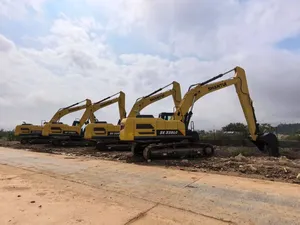 Excavatrice sur chenilles Shantui SE335LC d'occasion, 34 tonnes, pelleuse lourde, godet jaune pour travaux de terrassement et de construction - Product Image 4