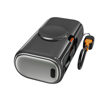 2026 Mini Kapsel-Lippenstift 2-in-1 Powerbank 10000mAh Mit Eingebauten Kabeln