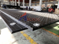 Tapis de chantier temporaires haute résistance en UHMWPE pour la protection du sol humide et souple, tapis de protection pour excavatrices 4500*2000*40mm