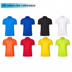 Camisas Polo de Rugby y Golf de Algodón de Punto para Hombre, con Logotipo Bordado Personalizado, Estampado de Moda, Secado Rápido, para Venta al por Mayor de Verano - Product Image 2