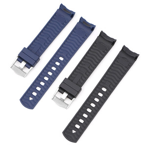 สายนาฬิกาซิลิโคนปลายโค้ง TPU หลากสีสำหรับสายนาฬิกาของ <span class=keywords><strong>Seamaster</strong></span> <span class=keywords><strong>300</strong></span> 20มม. สายนาฬิกายางแนวสปอร์ต - Product Image 6