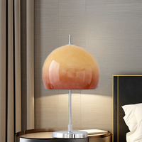 Lampes de table de sol de luxe écologiques au design moderne rétro minimaliste nordique pour salon et chambre à coucher alimentées par courant alternatif avec base E26