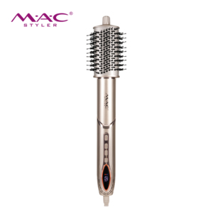 Nuevo Producto <span class=keywords><strong>MAC</strong></span>, Cepillo Eléctrico Profesional para Rizar el Cabello con Cepillo Reemplazable, 120C, 8 en 1, Cepillo Calentador Profesional, Color Dorado - Product Image 2