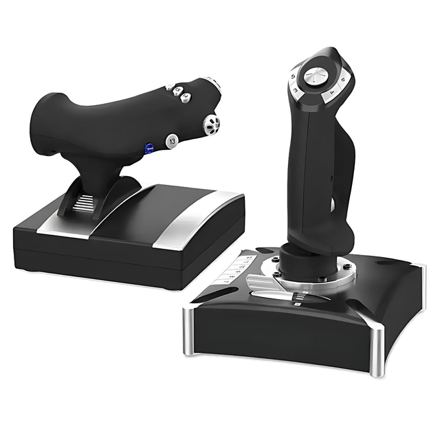 Recommendation: 2 Simulated Flight Control Sticks | Supports X-Plane MSFS P3D, Etc