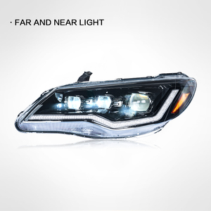 ไฟหน้ารถยนต์สำหรับ Civic รุ่นที่ 8 ปี 2012-2015 FD2 ไฟหน้า RGB ใหม่ พร้อมไฟ Daytime Running Light 6000k อุปกรณ์ตกแต่งรถยนต์ - Product Image 4