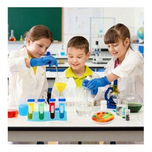 Kit de Ciencias STEM Práctico para Niños, Set de Experimentos Educativos de Reacciones Químicas con Equipo de Laboratorio Seguro y Actividades Divertidas - Product Image 6