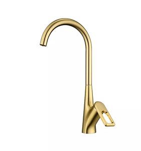 AMAXO-grifo <span class=keywords><strong>de</strong></span> cocina dorado moderno <span class=keywords><strong>de</strong></span> lujo, mezclador <span class=keywords><strong>de</strong></span> fregadero <span class=keywords><strong>de</strong></span> una sola manija, 2022 - Product Image 1