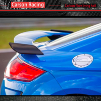 Aileron arrière simple en fibre de carbone humide pour Audi TT TTS TTRS MK3 2017-2019 Finition polie