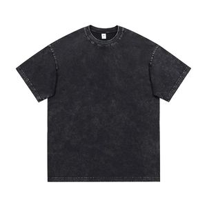 T-shirt Homme 12 Couleurs, Grammage Lourd, Haute Qualité, Effet Délavé (Stone-Wash, Acid Wash), Coupe Boxy, Uni, Personnalisable - Product Image 1