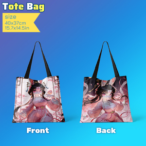 <span class=keywords><strong>Sac</strong></span> fourre-tout personnalisé en toile résistante aux rayures avec bandoulière noire, style designer, pour femme, motif <span class=keywords><strong>Manga</strong></span> - Product Image 5