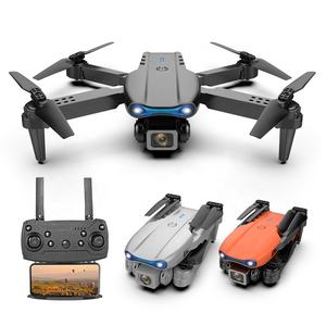 KK E99 720P double caméra pliable Drone volant nouveau débutant lumière colorée planant Altitude fixe 6-7 minutes vol <span class=keywords><strong>pas</strong></span> cher Wifi - Product Image 6