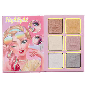 Palette de fards à paupières en forme de livre de 78 couleurs en gros avec des fards à paupières nacrés mats et un illuminateur multifonctionnel, la meilleure palette de fards à paupières - Product Image 5