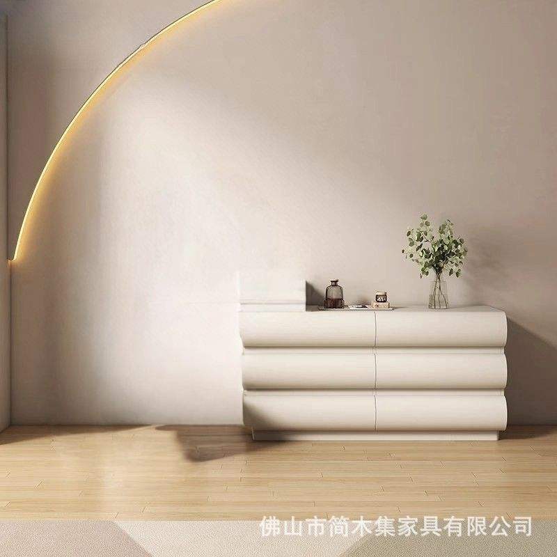 ตู้ 6 ลิ้นชัก สีขาวครีม 110