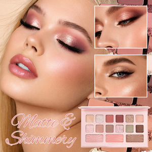 15 Colors Best Seller High Pigment Mineral Powder <strong>Eyeshadow</strong> Palettes Custom Logo Natural Shade Matte Waterproof <strong>Pink</strong> Fair - Product Image 4